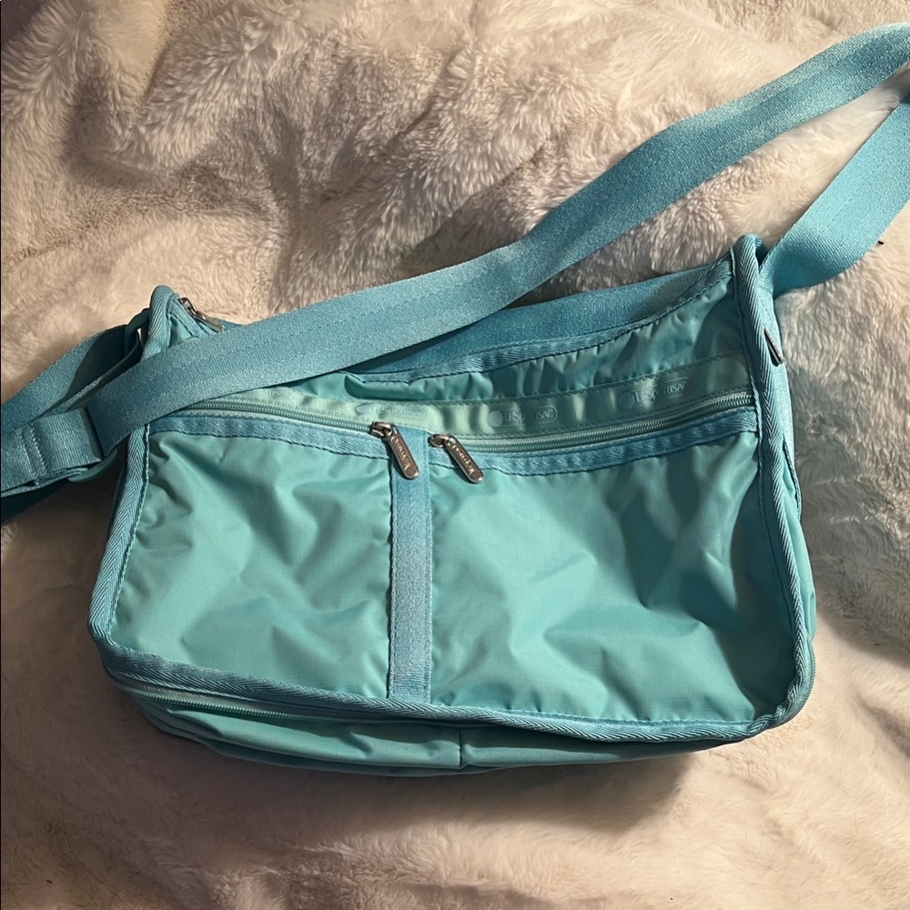 Lesportsac Light Turquoise Crossbody Bag